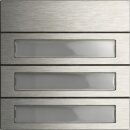 Gira 5533914 Ruftastenmodul 3-fach System 106 Edelstahl V4A