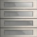 Gira 5534914 Ruftastenmodul 4-fach System 106 Edelstahl V4A