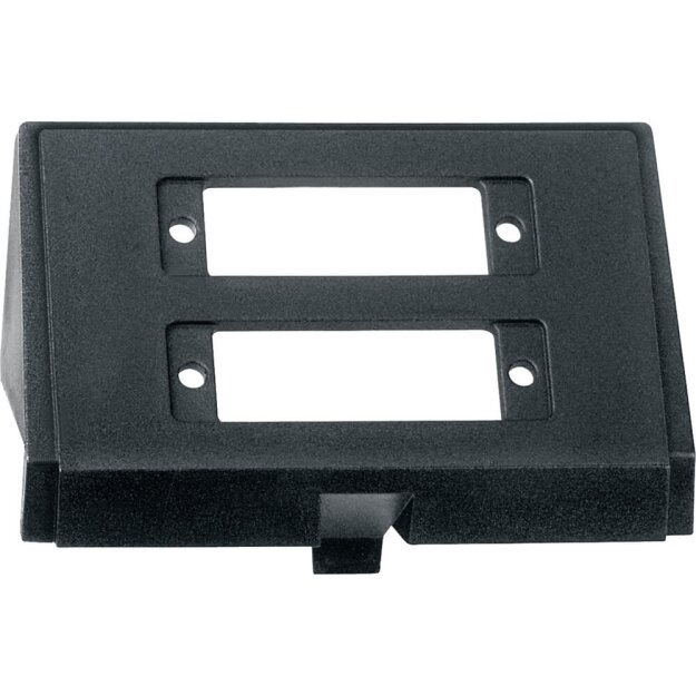 Merten 464381 Einschub für Duplex SC, Schwarz, System M, System Design, System Fläche