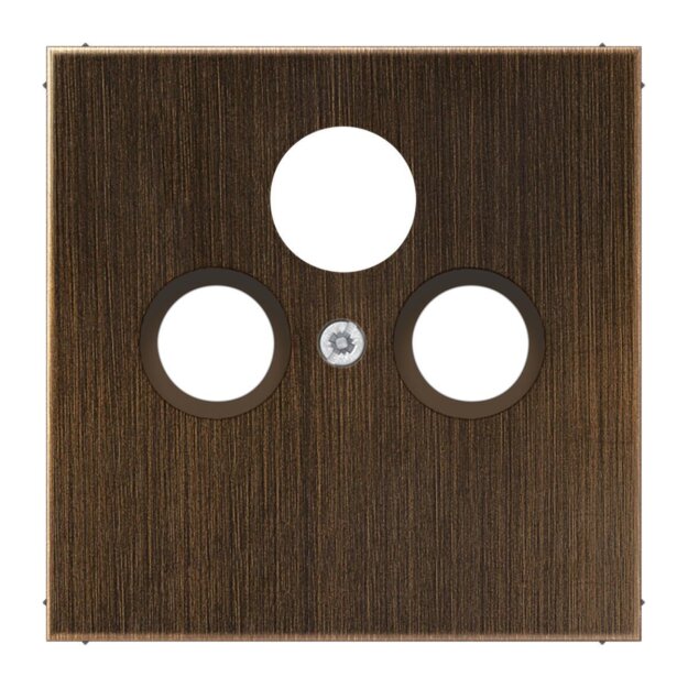 Jung ME2990SATAT Abdeckung f. SAT-TV-Steckdose (Messing) Messing Antik Serie LS
