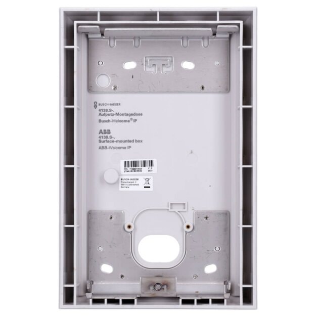 Busch-Jaeger 41382S-H-03 AP-Montagedose Gr. 1/2...