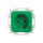 Busch-Jaeger 20 EUCBL-13-212 Schuko® Steckdosen-Einsatz mit LED Kontrolllicht Grün Ral 6032 2CKA002013A5466