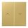Jung ME2995PC Wippe f. Jalousie-Schalter/-Taster (Messing) Messing Serie LS
