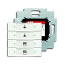 Busch-Jaeger 6127/01-884-500 Bedienelement 4-fach m. BAU...