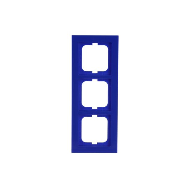 Busch-Jaeger 1723-288 Abdeckrahmen 3-fach 3-fach Rahmen Blau 2CKA001754A4345