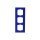 Busch-Jaeger 1723-288 Abdeckrahmen 3-fach 3-fach Rahmen Blau 2CKA001754A4345