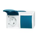Busch-Jaeger 2300/2 EBW-53 Schuko® Doppelsteckdose...