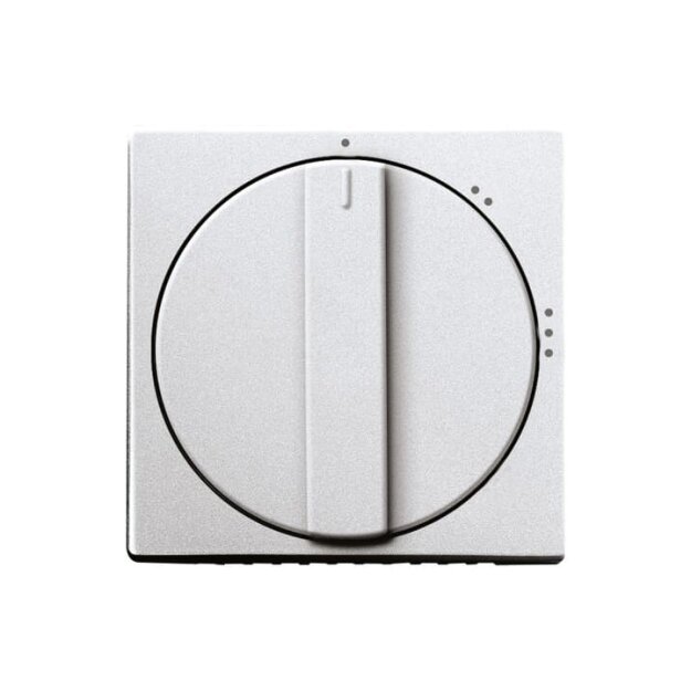 Busch-Jaeger 2542 DR/02-83 Zentralscheibe mit Drehgriff, mit Aufdruck Alusilber 2CKA001710A3672