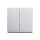 Busch-Jaeger 6736 FoH-83 FoH-Bedienelement 2fach Alusilber 2CKA006730A0135