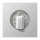 Jung AL1941 Abdeckung f. Drehschalter (lackiertes Aluminium) Aluminium Serie LS
