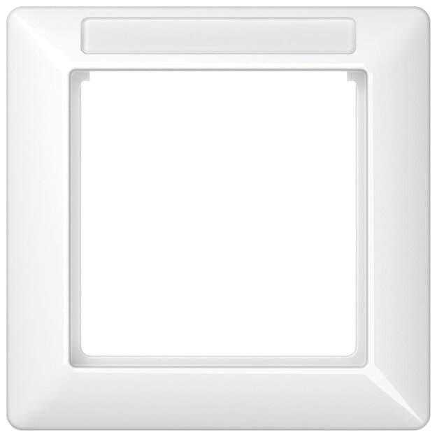 Jung AS581BFINAWW Rahmen 1fach INA (Thermoplast bruchsicher) Alpinweiß Serie AS