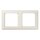 Jung AS5820BFINA Rahmen 2fach INA (Thermoplast bruchsicher) Weiß Serie AS