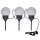 Bega 24376K3 Plug & Play Kugelleuchten Grafit 3000 K