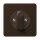 Jung CD1541BR Abdeckung f. Drehschalter (Duroplast) Braun Serie CD