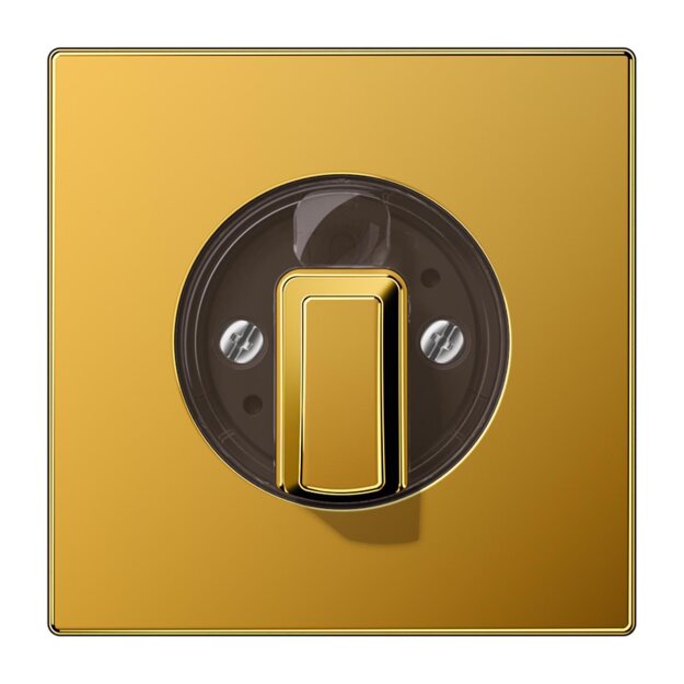Jung GO1941 Abdeckung f. Drehschalter (Metall PVD-beschichtet) Goldfarben