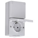 Jung 622W SCHUKO® Aufputz Zweifach-Steckdose...