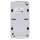 Jung 622W SCHUKO® Aufputz Zweifach-Steckdose Weiß Serie WG