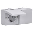 Jung 622WW SCHUKO® Aufputz Zweifach-Steckdose...