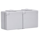 Jung 622WW SCHUKO® Aufputz Zweifach-Steckdose...