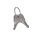 Jung 620WSL SCHUKO® Aufputz Steckdose mit Sicherheitsschloss Serie WG