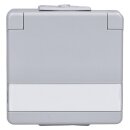 Jung 620NAW SCHUKO® Aufputz Steckdose mit Klappdeckel...