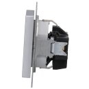 Jung A1520AL SCHUKO® Steckdose (lackiertes Aluminium) Aluminium Serie A