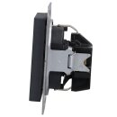 Jung A1520BFKIANM SCHUKO® Steckdose mit Berührungsschutz (Thermoplast bruchsicher) Anthrazit Matt Serie A