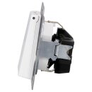 Jung A1520BFKLWW SCHUKO® Steckdose mit Klappdeckel (Thermoplast bruchsicher) Alpinweiß Serie A