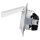 Jung A1520BFKLWW SCHUKO® Steckdose mit Klappdeckel (Thermoplast bruchsicher) Alpinweiß Serie A