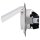 Jung A1520KLWW SCHUKO® Steckdose mit Klappdeckel Alpinweiß Serie A