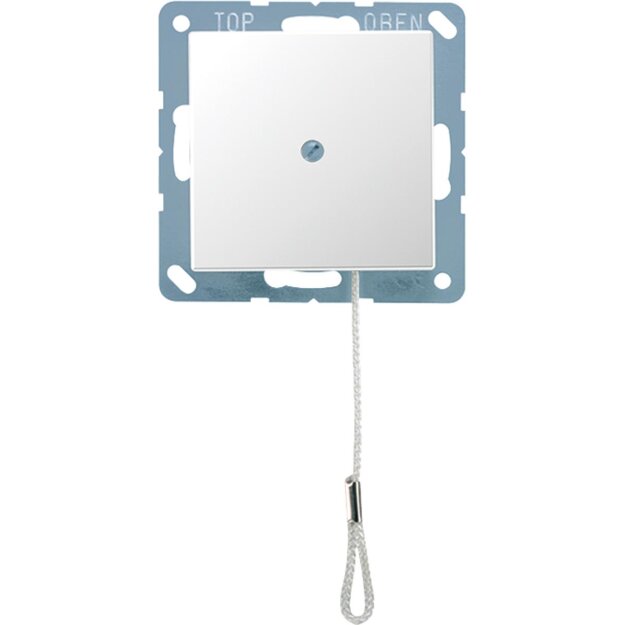 Jung A506BFNUZAL Zug-Wechselschalter (Thermoplast bruchsicher) Aluminium Serie A