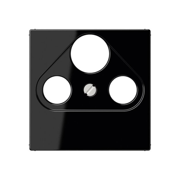 Jung A561BFPLSATSW Abdeckung f. SAT-TV-Steckdose (Thermoplast bruchsicher) Schwarz Serie A