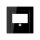 Jung A569BFPLTSW Abdeckung f. TAE-Anschlussdose (Thermoplast bruchsicher) Schwarz Serie A