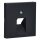 Jung A569-1BFPLUAANM Abdeckung f. IAE/UAE-Anschlussdose (Thermoplast bruchsicher) Anthrazit Matt Serie A