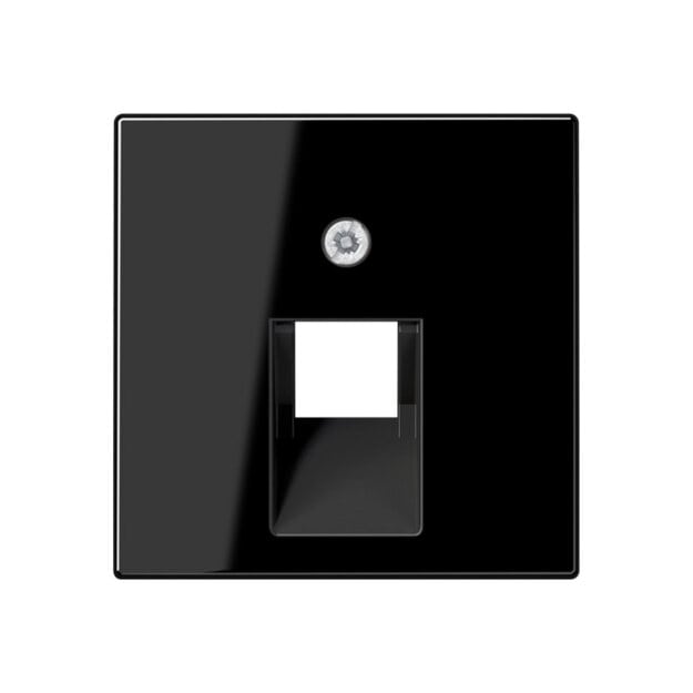 Jung A569-1BFPLUASW Abdeckung f. IAE/UAE-Anschlussdose (Thermoplast bruchsicher) Schwarz Serie A