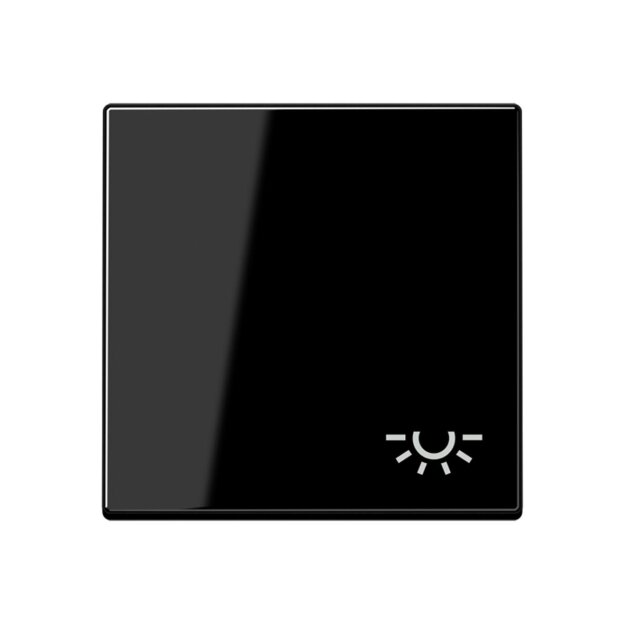 Jung A590BFLSW Wippe m. Symbol "Licht" (Thermoplast bruchsicher) Schwarz Serie A