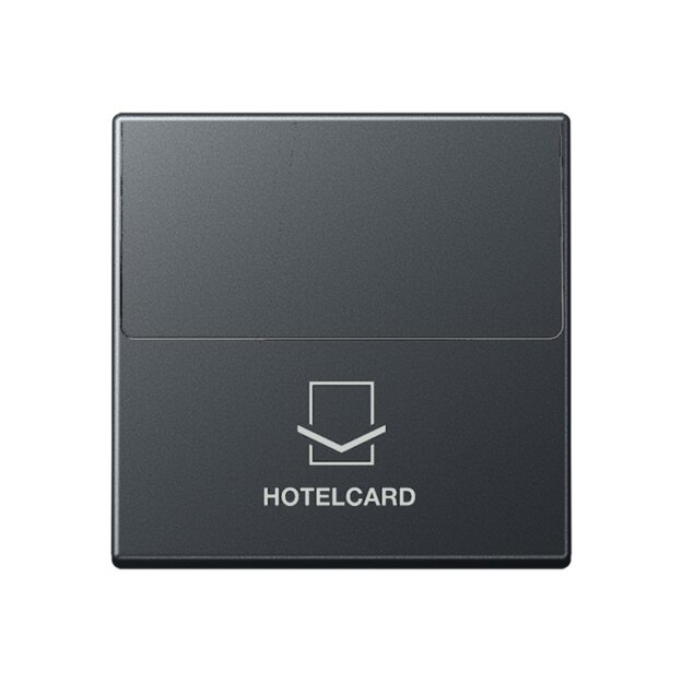 Jung A590CARDANM Hotelcard-Schalter (Thermoplast bruchsicher) Anthrazit Matt Serie A