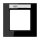 Jung AC581BFNASW Rahmen 1fach NA (Thermoplast bruchsicher) Schwarz Serie A