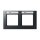 Jung AC5820BFNAANM Rahmen 2fach NA (Thermoplast bruchsicher) Anthrazit Matt Serie A