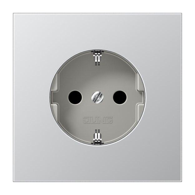 Jung AL1520KI SCHUKO Steckdose KI Aluminium Serie LS