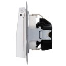 Jung AS1520KLWW SCHUKO Steckdose m.Klappdeckel (Duroplast) Alpinweiß Serie AS