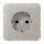 Jung CD1520KIPT SCHUKO Steckdose KI (Aluminium eloxiert) Platin Serie CD