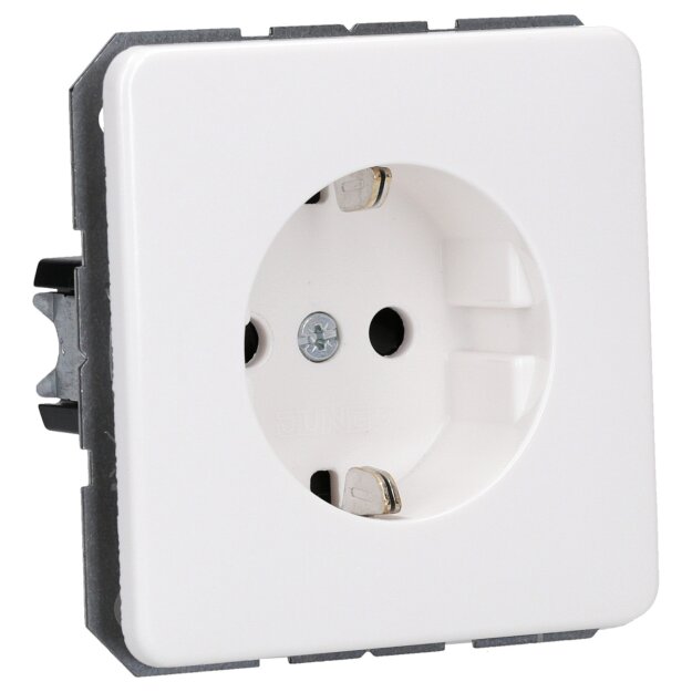 Jung CD1520KIWW SCHUKO Steckdose mit Berührungsschutz Alpinweiß Serie CD