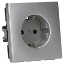 LS 990 Steckdose Edelstahl