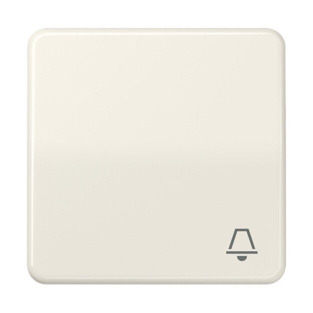 Jung CD590K Wippe m. Symbol "Klingel" (Duroplast) Weiß Serie CD