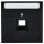 Jung LS969-1NAUASW Abdeckung f. IAE/UAE-Anschlussdose Schwarz Serie LS