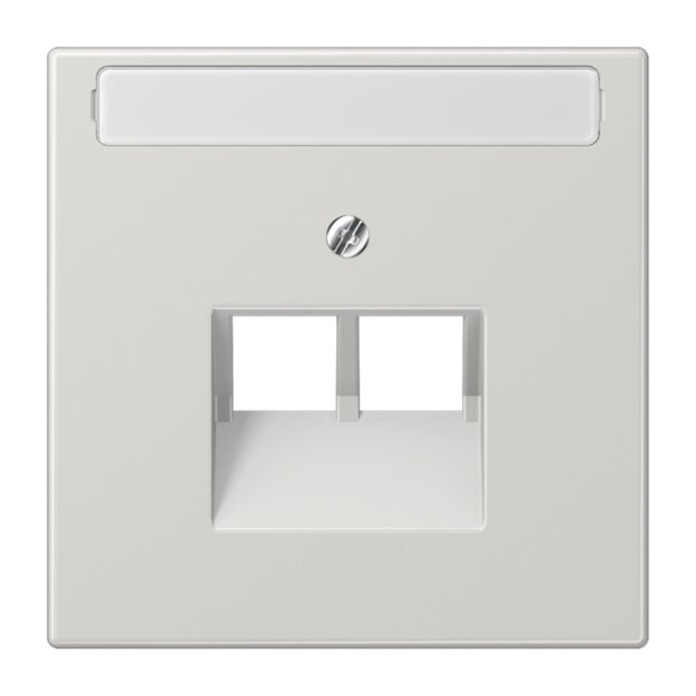 Jung LS969-2NAUALG Abdeckung f. IAE/UAE-Anschlussdose Lichtgrau Serie LS