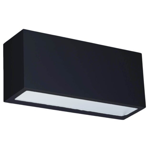 Bega 50594.5K4 Wandfluter für den Innenbereich Samtschwarz 4000 K