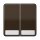 Jung CD595NABR Wippe f. Serienschalter NA (Duroplast) Braun Serie CD