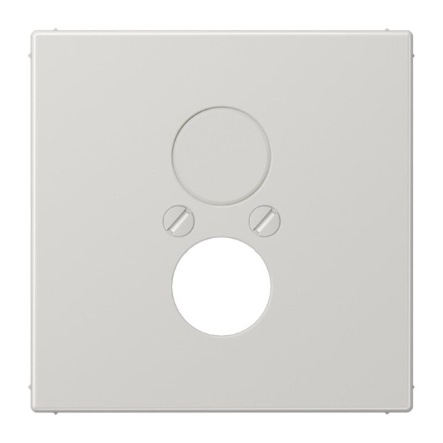 Jung LS962LG Abdeckung f. 2 Kleinsteckdosen Lichtgrau Serie LS
